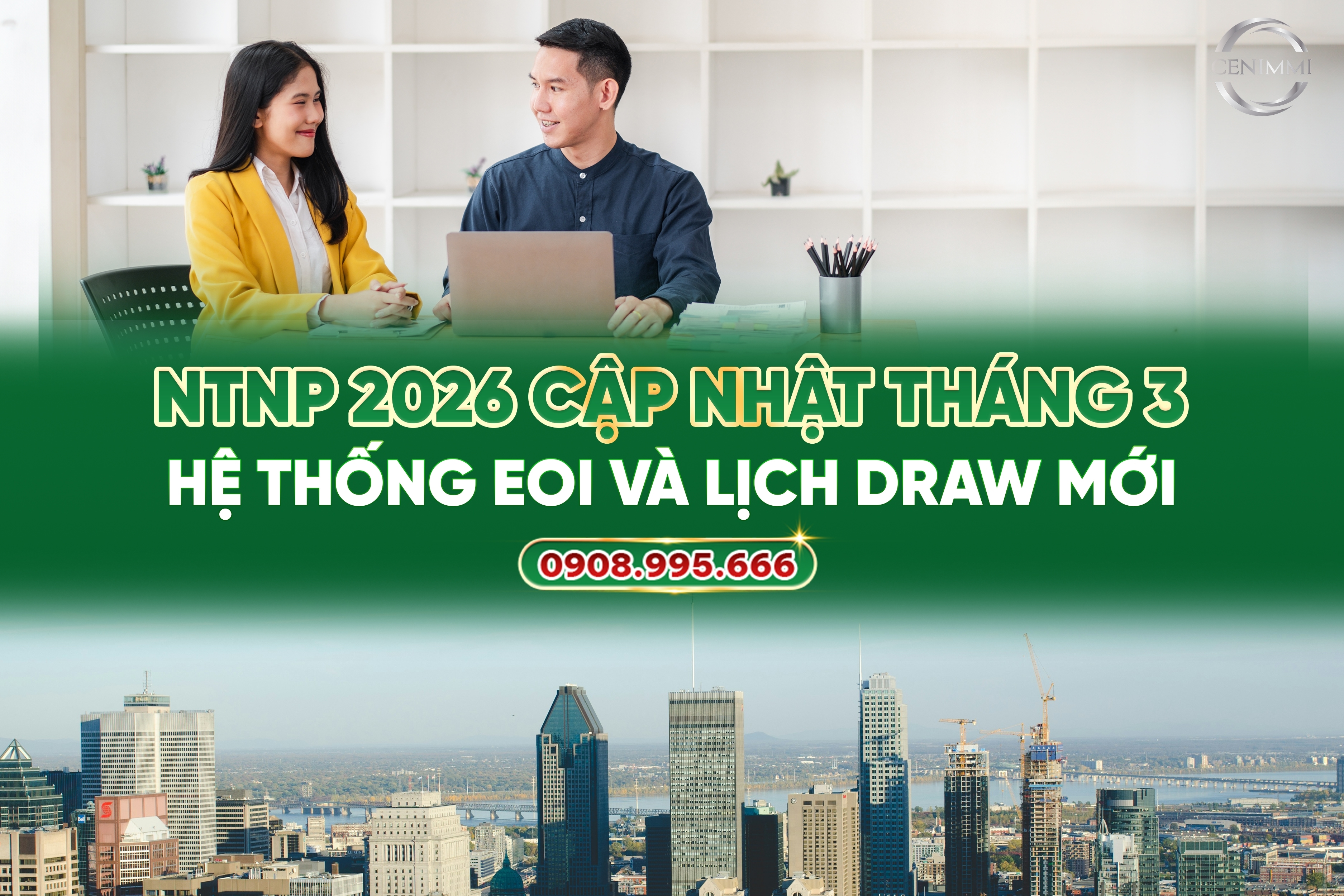 NTNP 2026 cập nhật tháng 3: hệ thống EOI và lịch draw mới