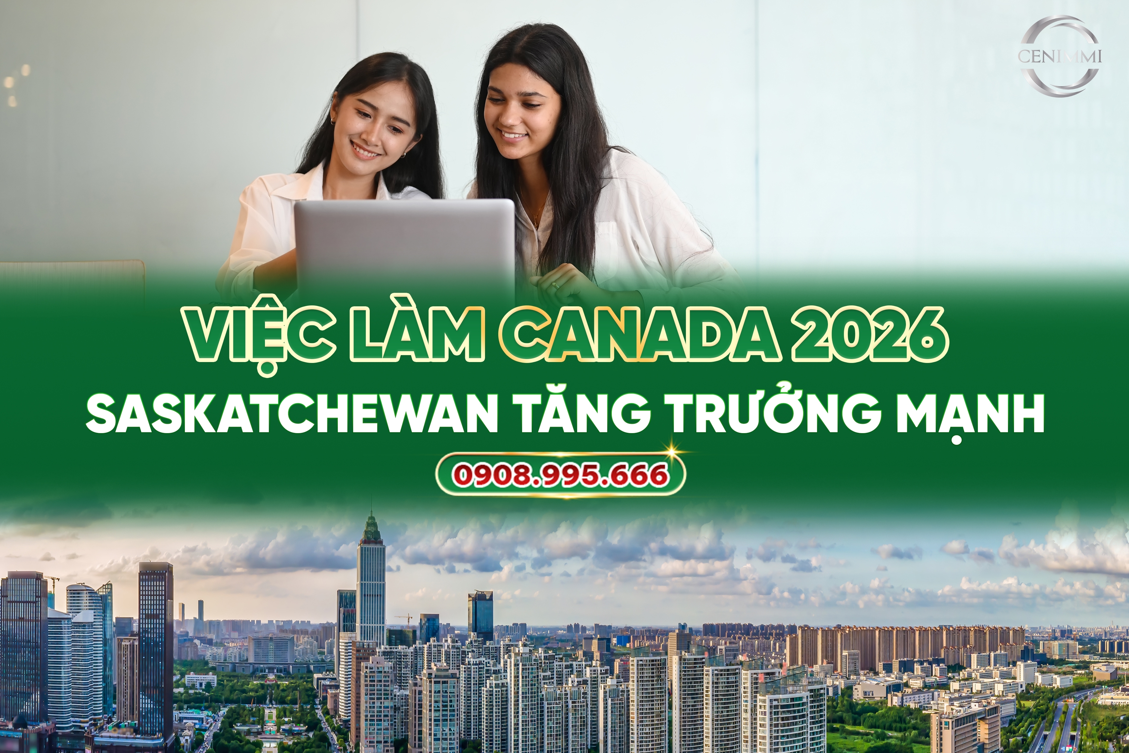 Việc làm Canada 2026: Saskatchewan tăng trưởng mạnh