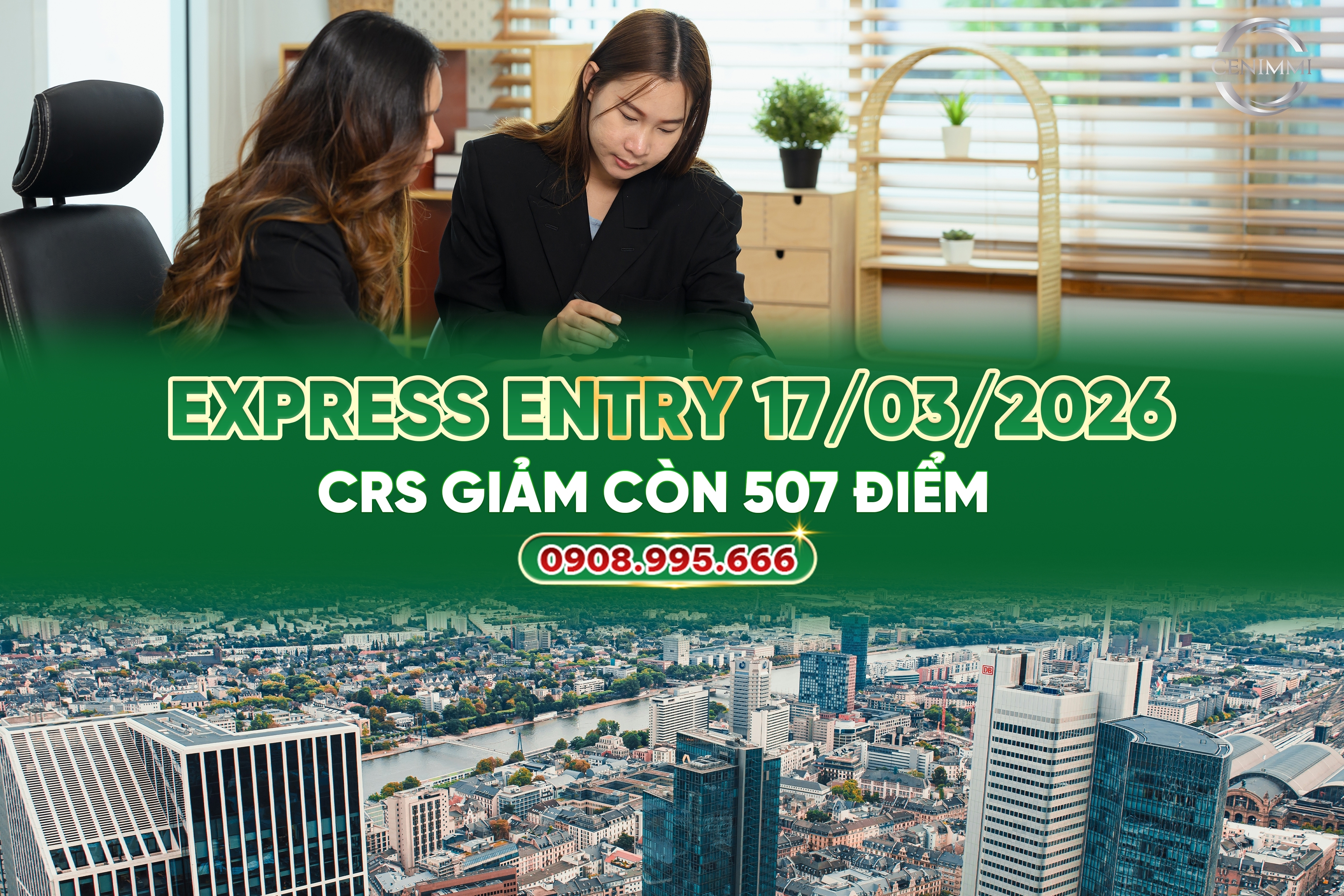Express Entry Ngày 17/03/2026: CRS Giảm Còn 507