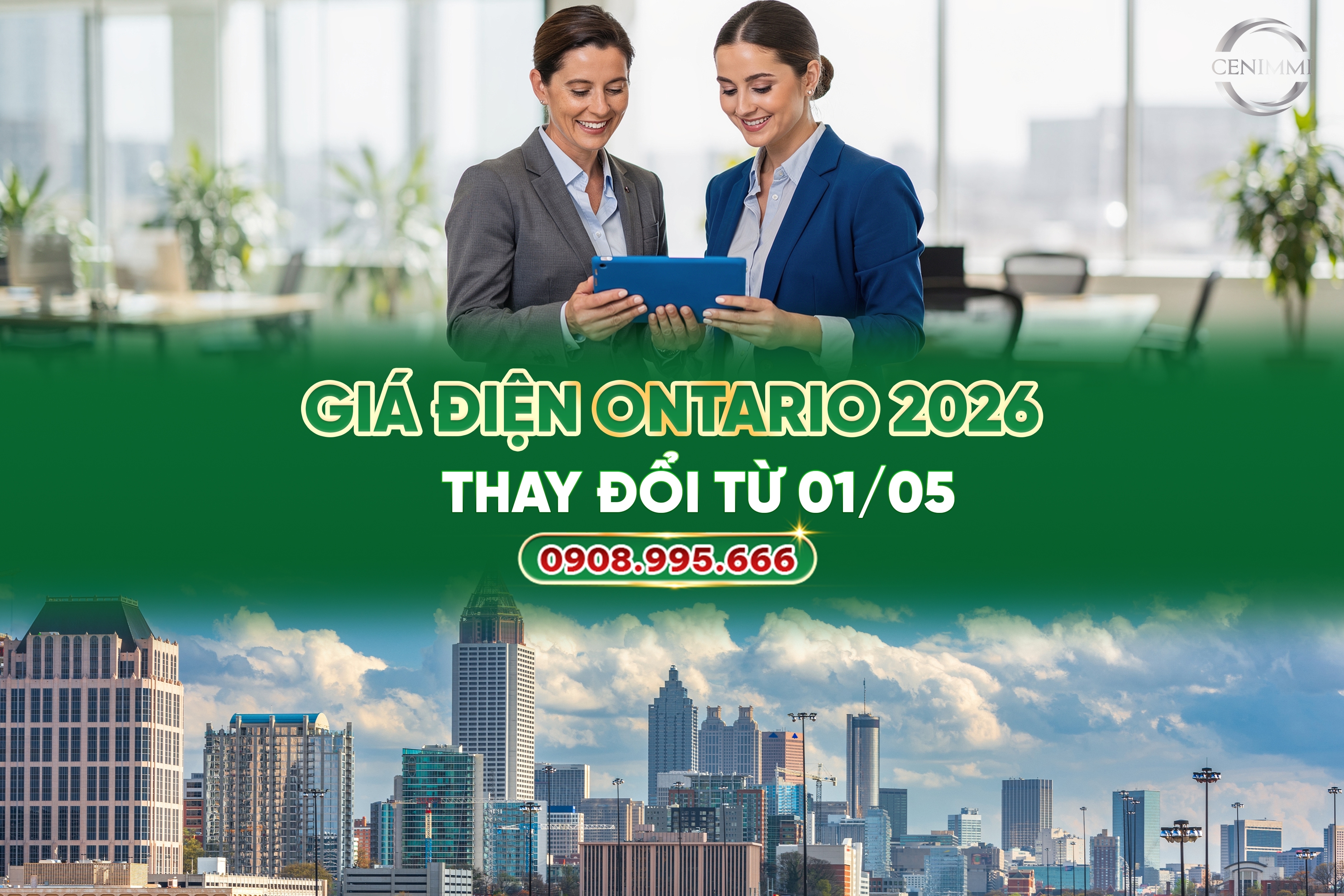Giá điện Ontario 2026 thay đổi từ 01/05