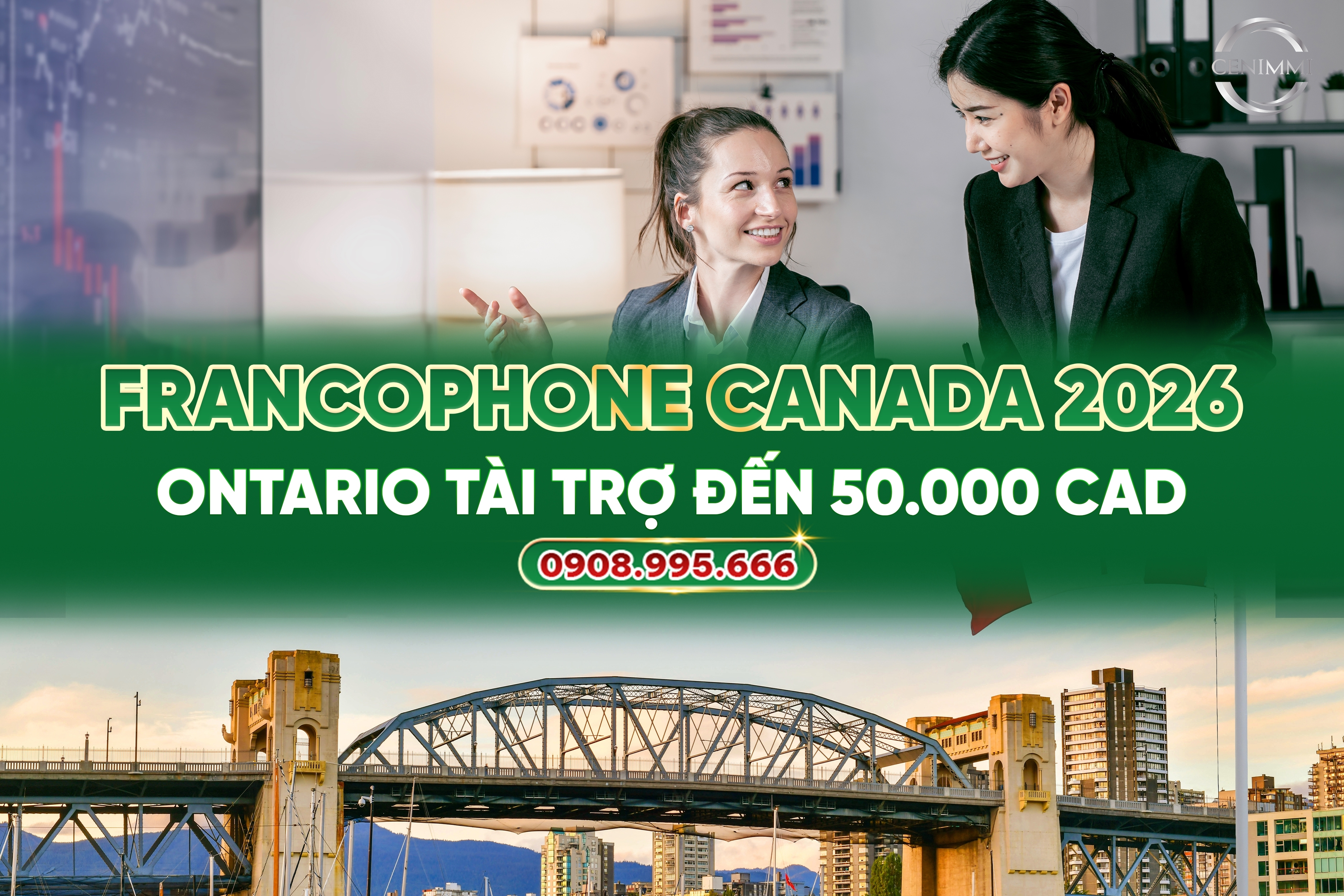Francophone Canada 2026: Ontario tài trợ đến 50.000 CAD