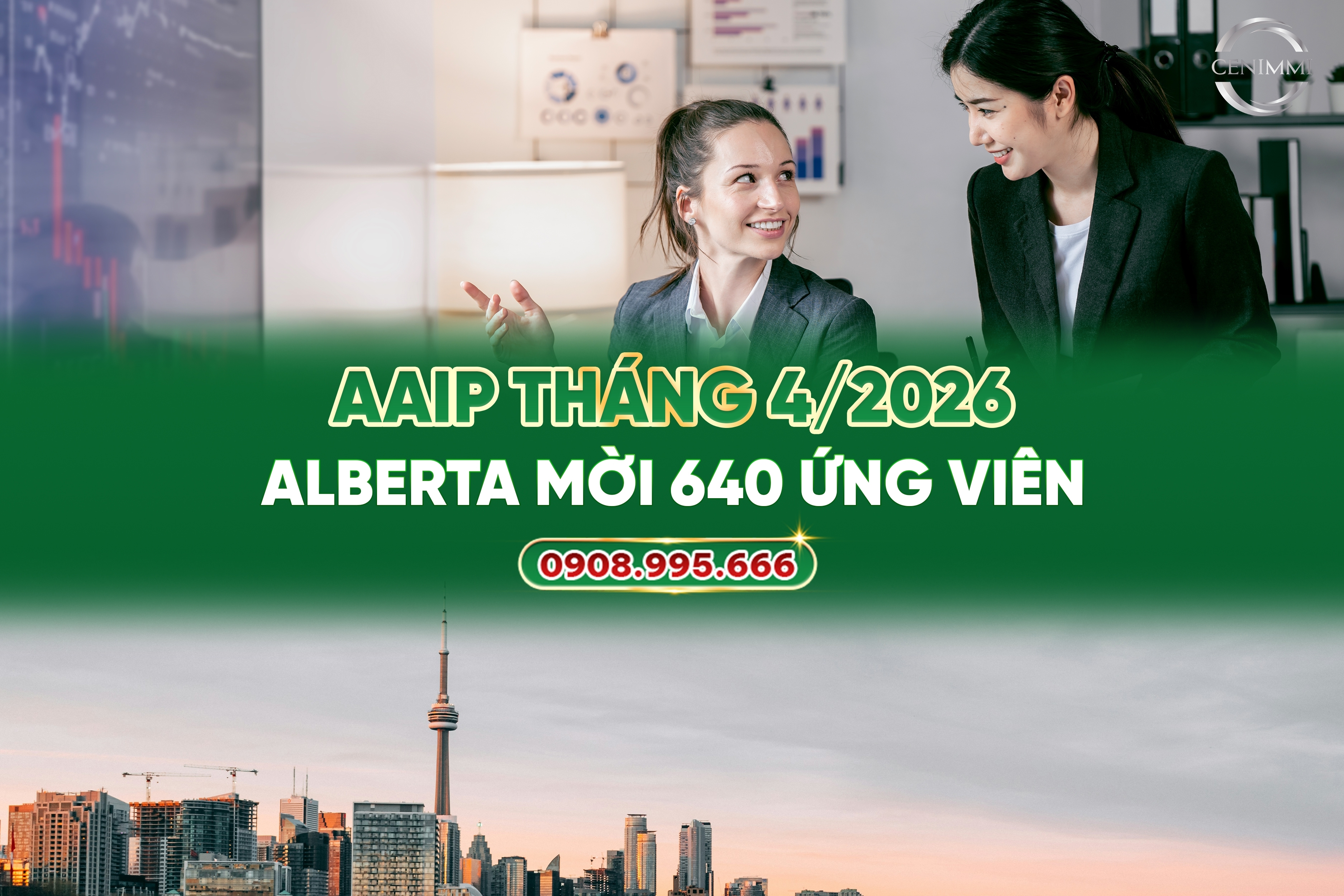  AAIP tháng 4/2026: Alberta mời 640 ứng viên