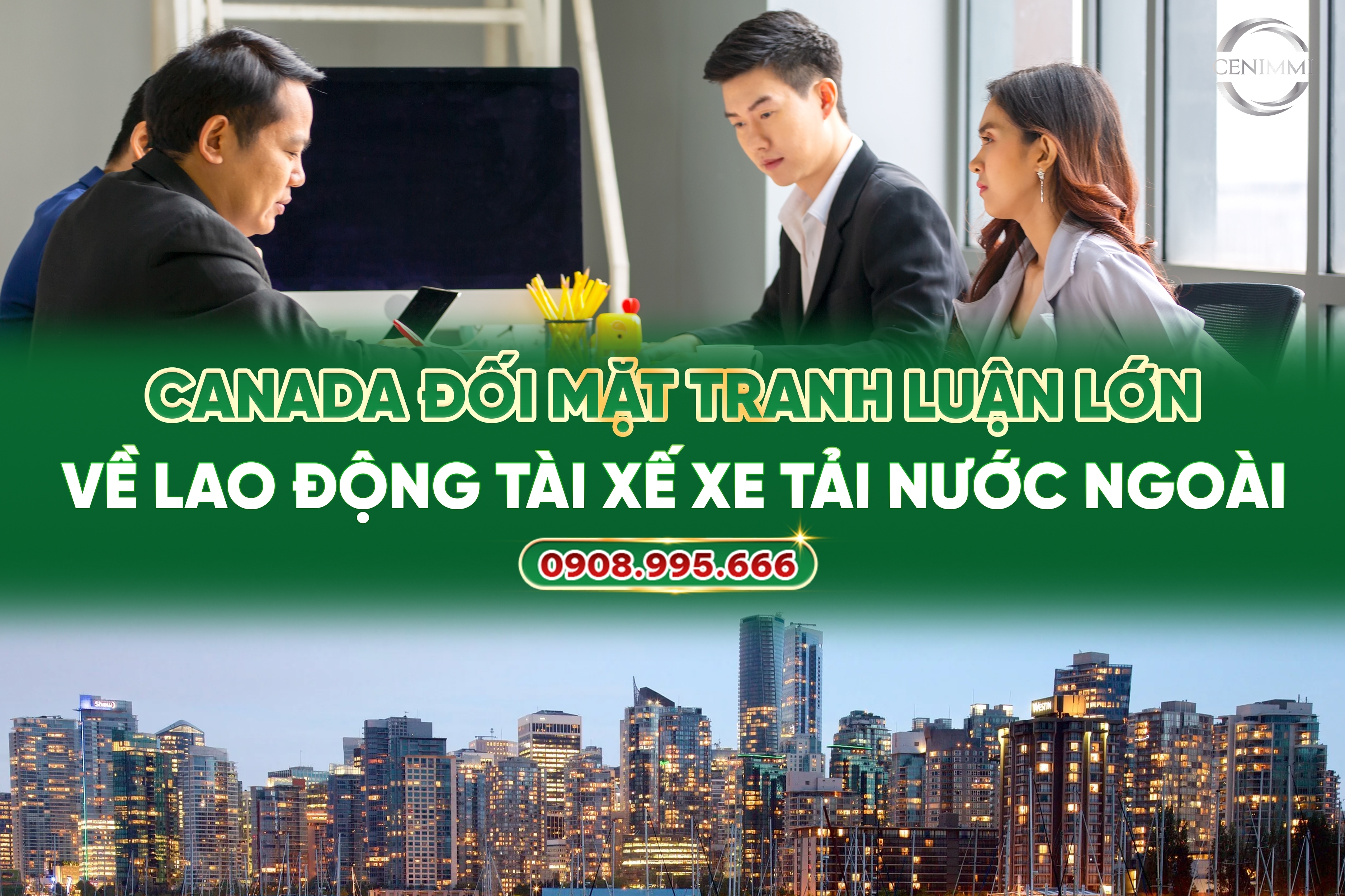 Canada đối mặt tranh luận lớn về lao động tài xế xe tải nước ngoài