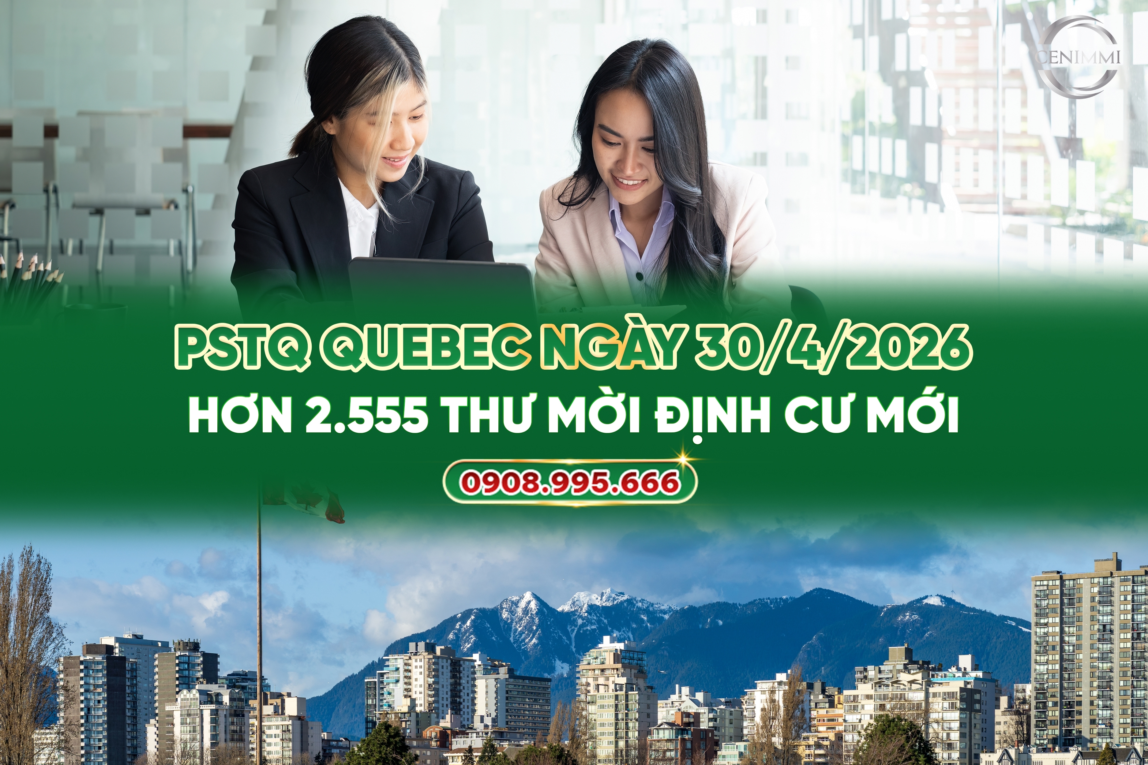 PSTQ Quebec ngày 30/4/2026: hơn 2.555 thư mời định cư mới