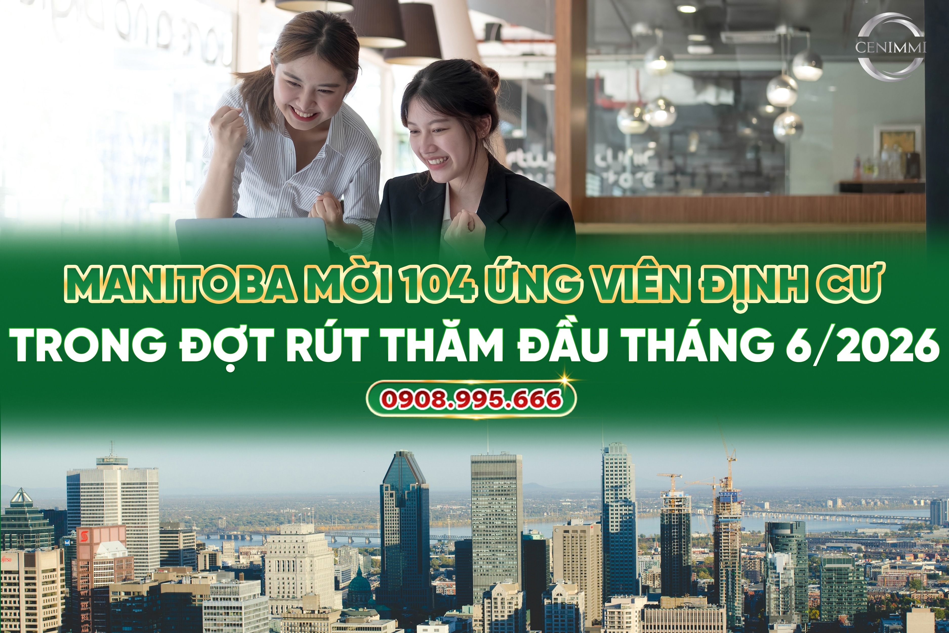 Manitoba Mời 104 Ứng Viên Định Cư Trong Đợt Rút Thăm Đầu Tháng 6/2026