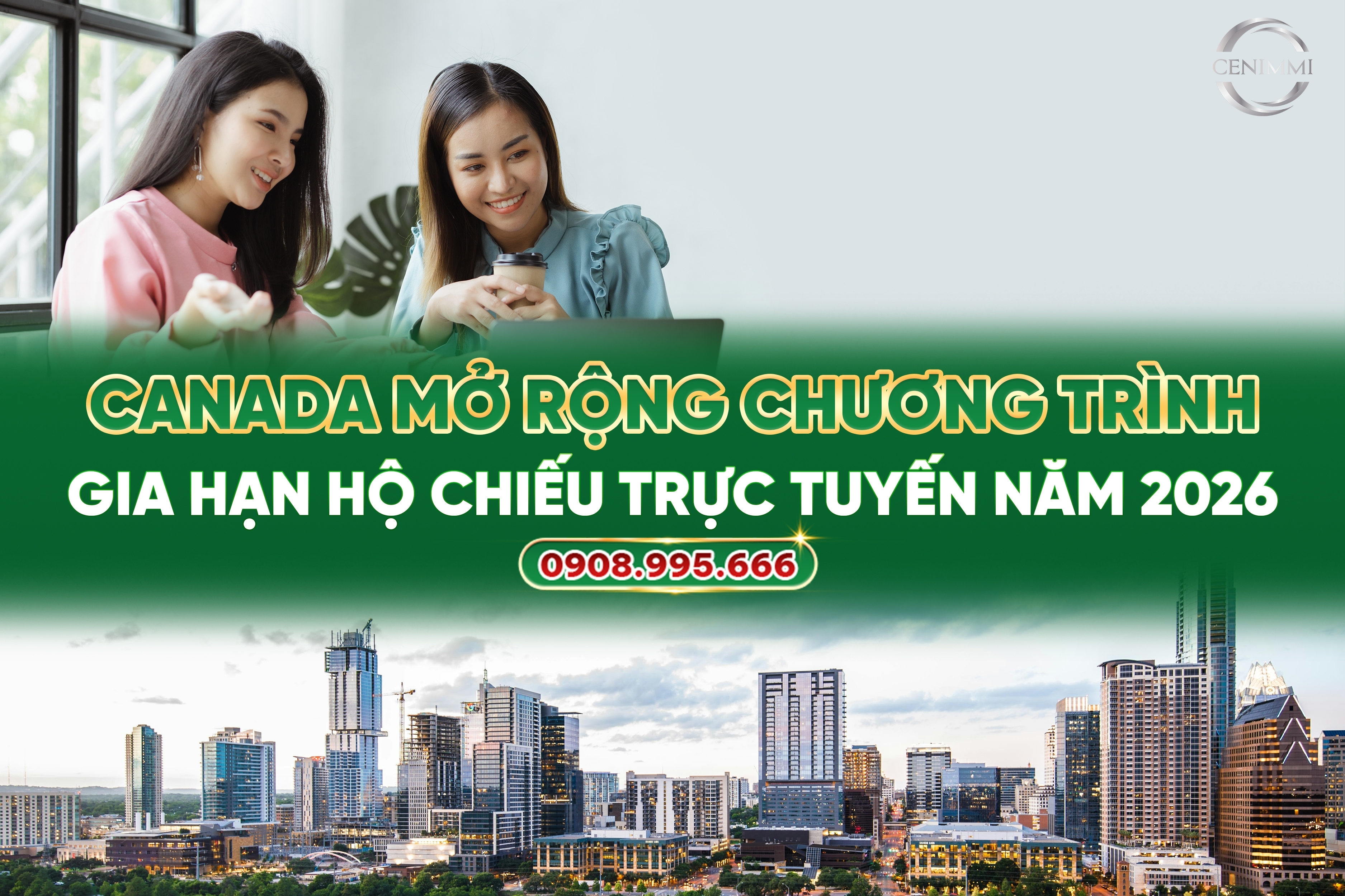 Canada mở rộng chương trình gia hạn hộ chiếu trực tuyến năm 2026