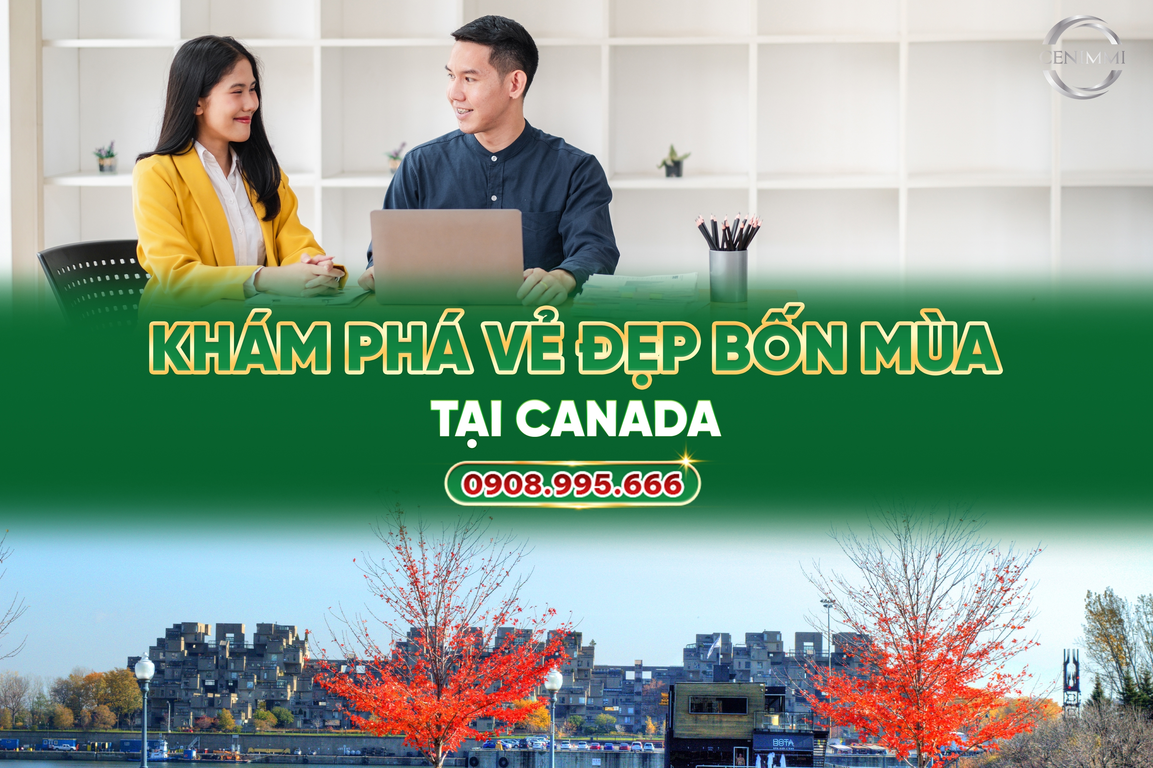 Khám phá vẻ đẹp bốn mùa tại Canada