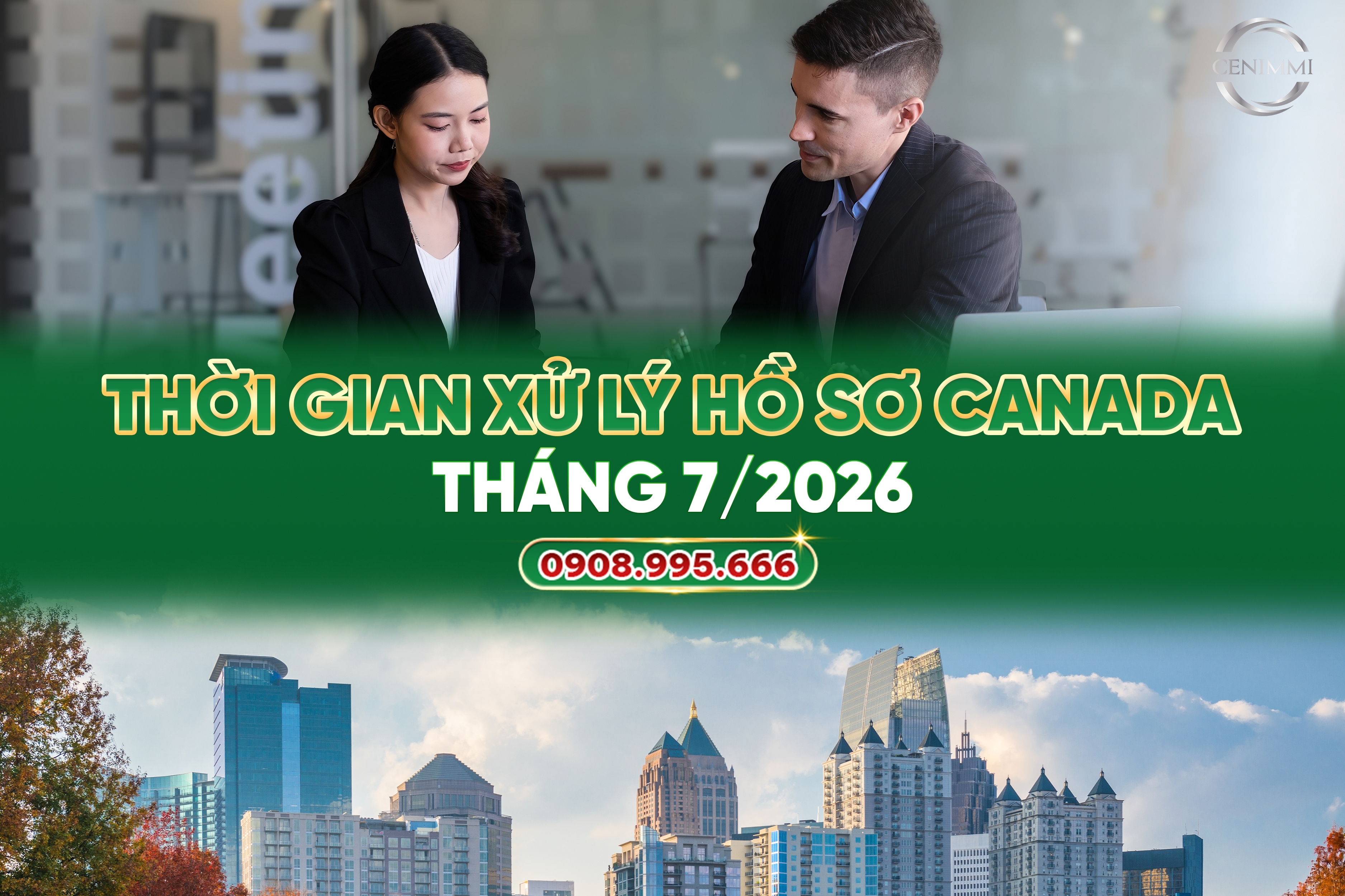 Thời gian xử lý hồ sơ Canada tháng 7/2026
