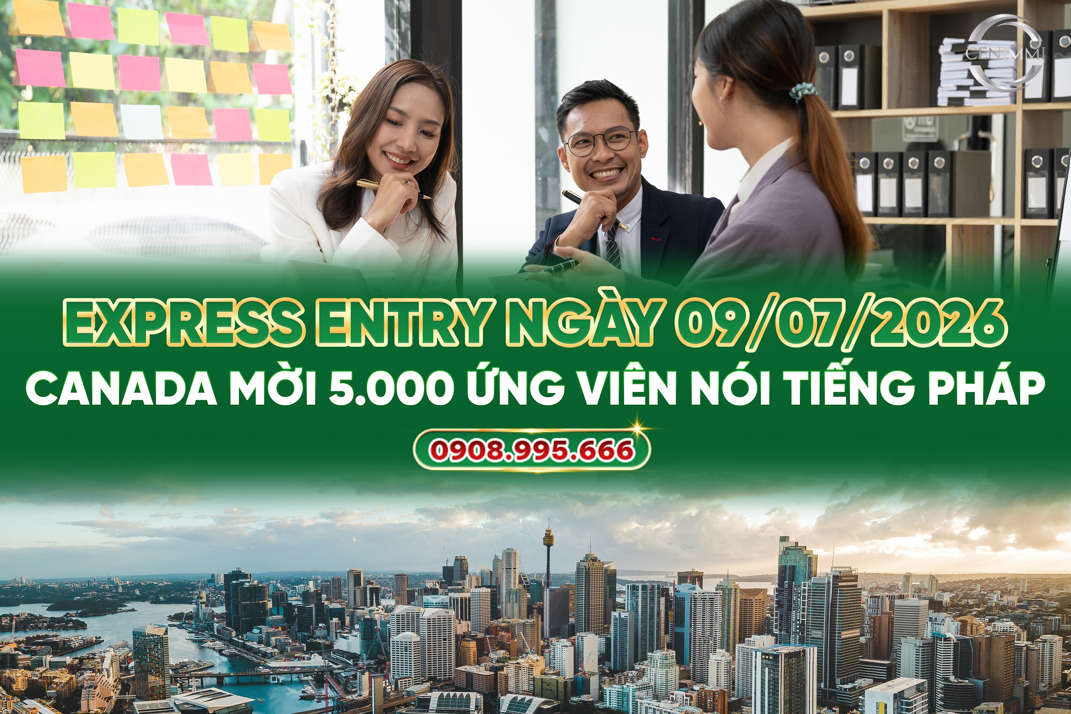Express Entry ngày 09/07/2026: Canada mời 5.000 ứng viên nói tiếng Pháp