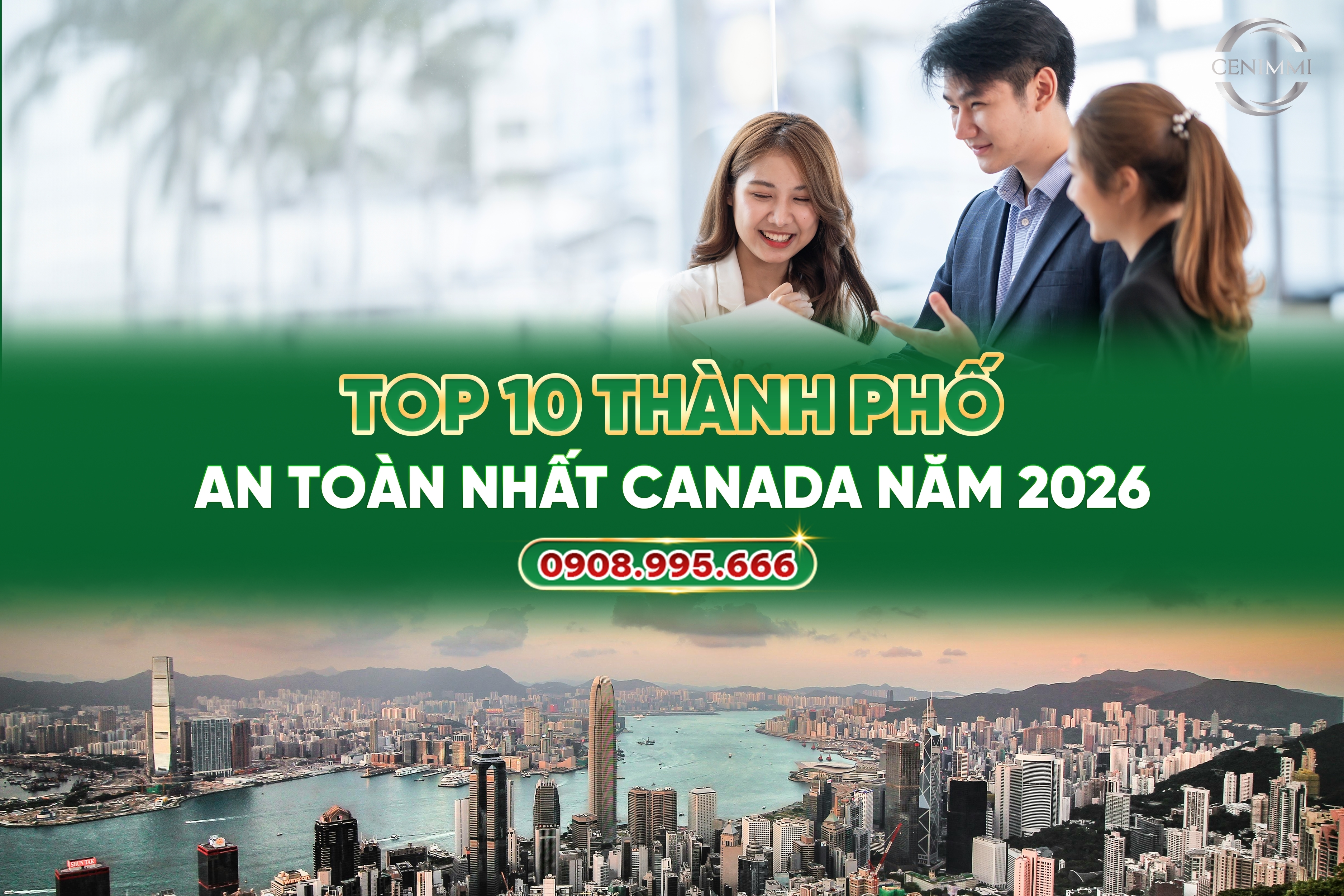 Top 10 thành phố an toàn nhất Canada năm 2026
