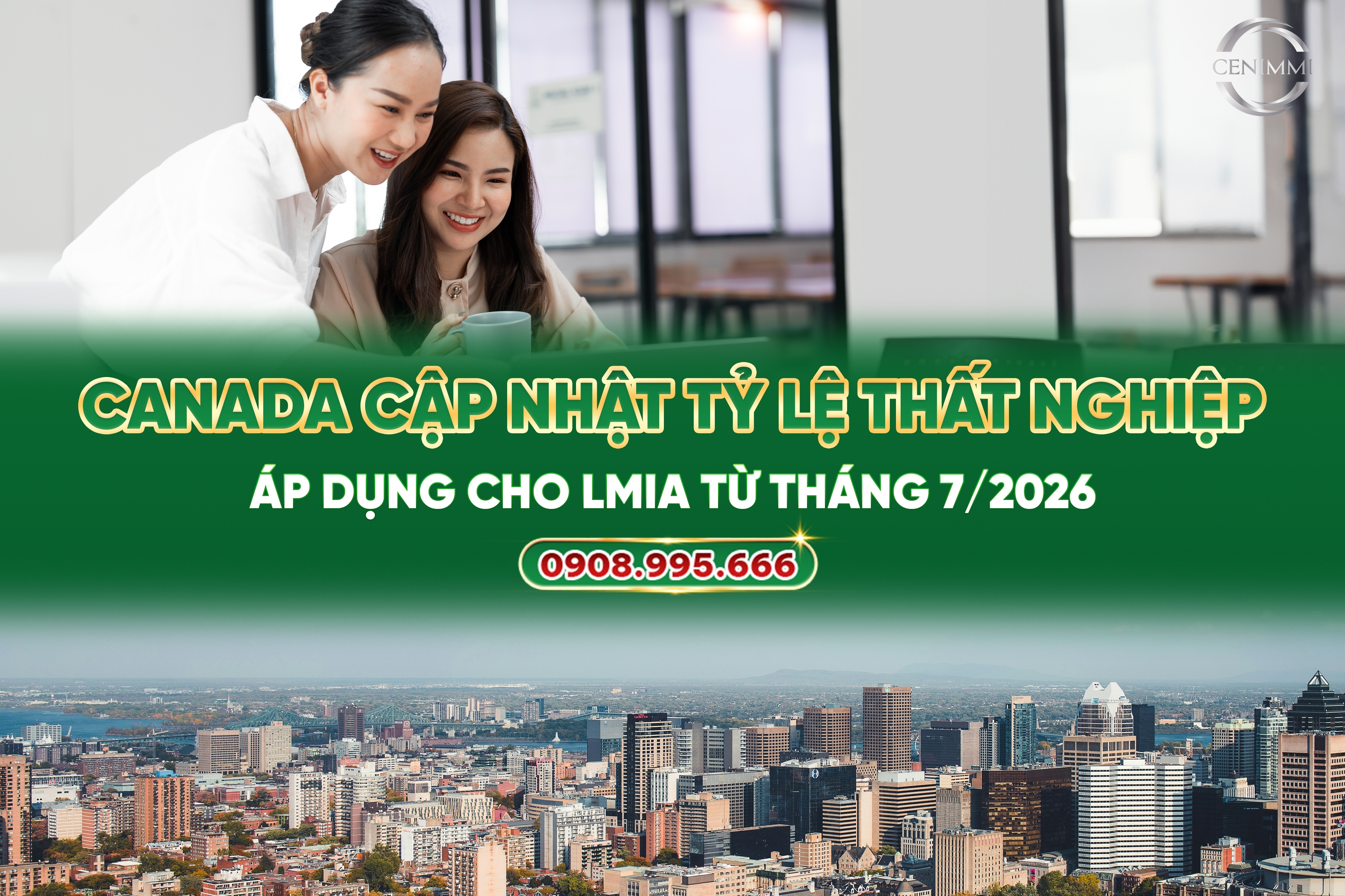 Canada cập nhật tỷ lệ thất nghiệp  áp dụng cho LMIA từ tháng 7/2026