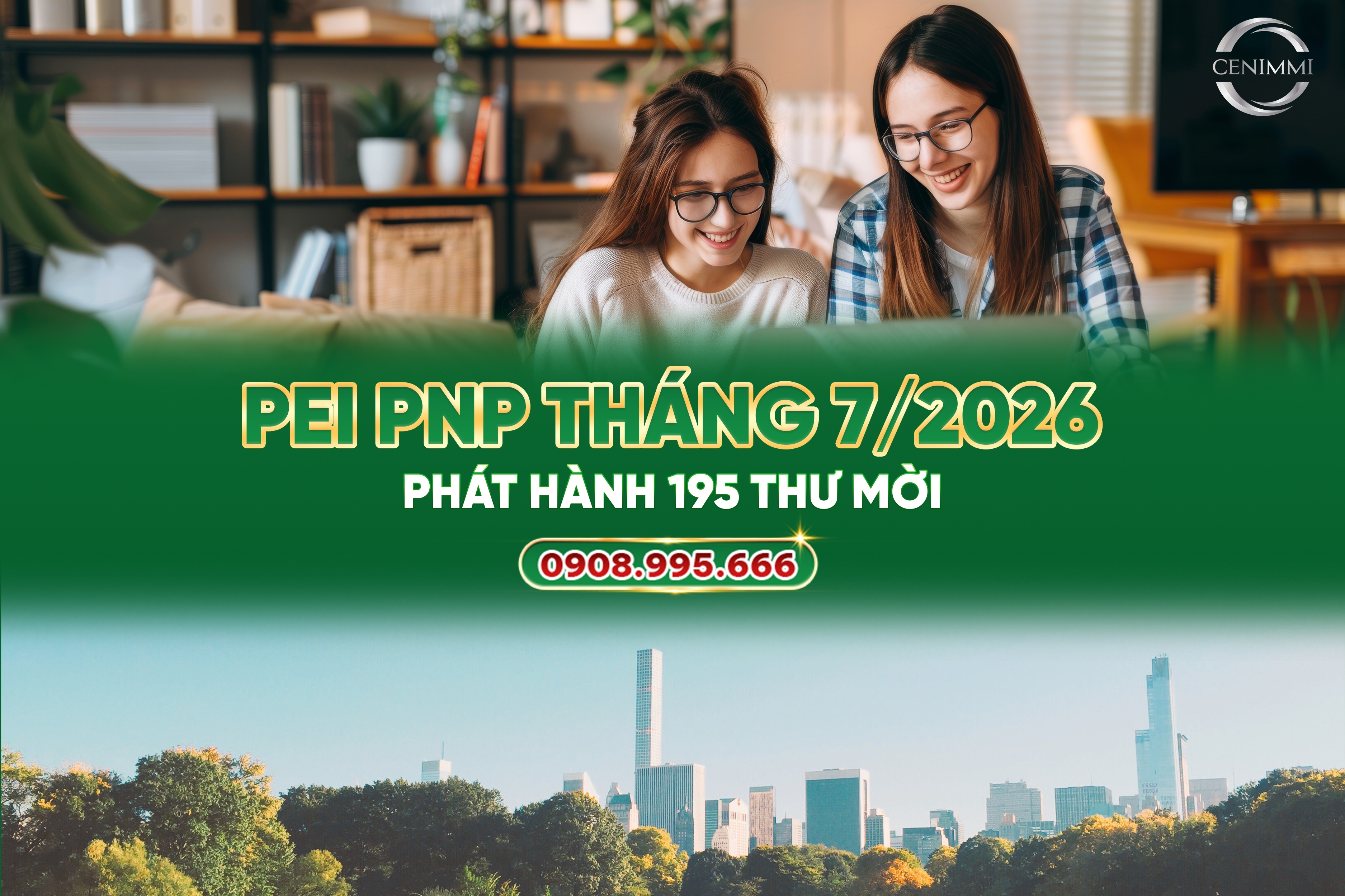 PEI PNP tháng 7/2026: Prince Edward Island phát hành 195 thư mời trong đợt lựa chọn lớn nhất từ đầu năm