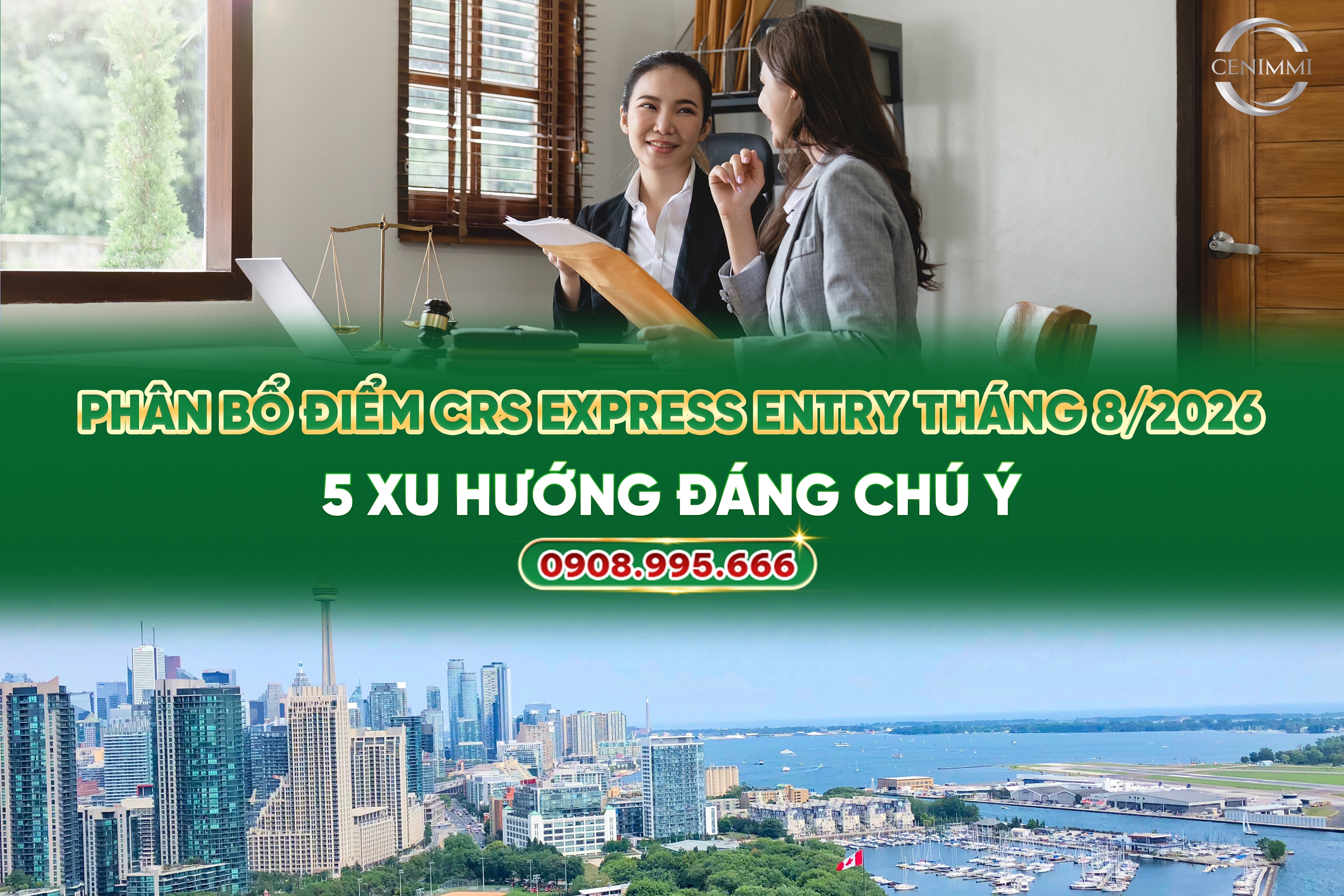 Phân bổ điểm CRS Express Entry tháng 8/2026, 5 xu hướng đáng chú ý