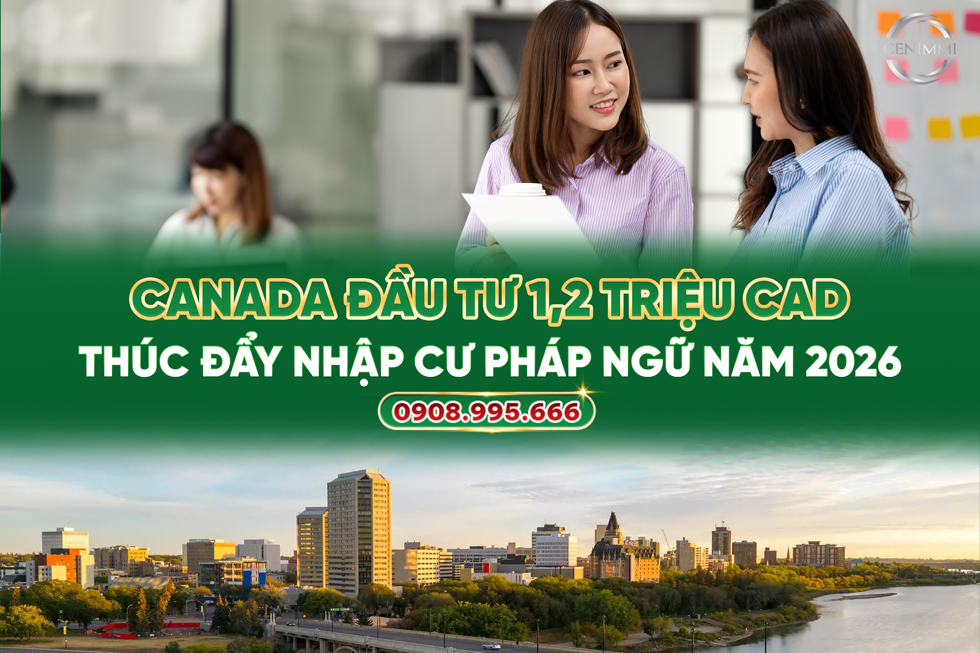 Canada đầu tư 1,2 triệu CAD thúc đẩy nhập cư Pháp ngữ năm 2026