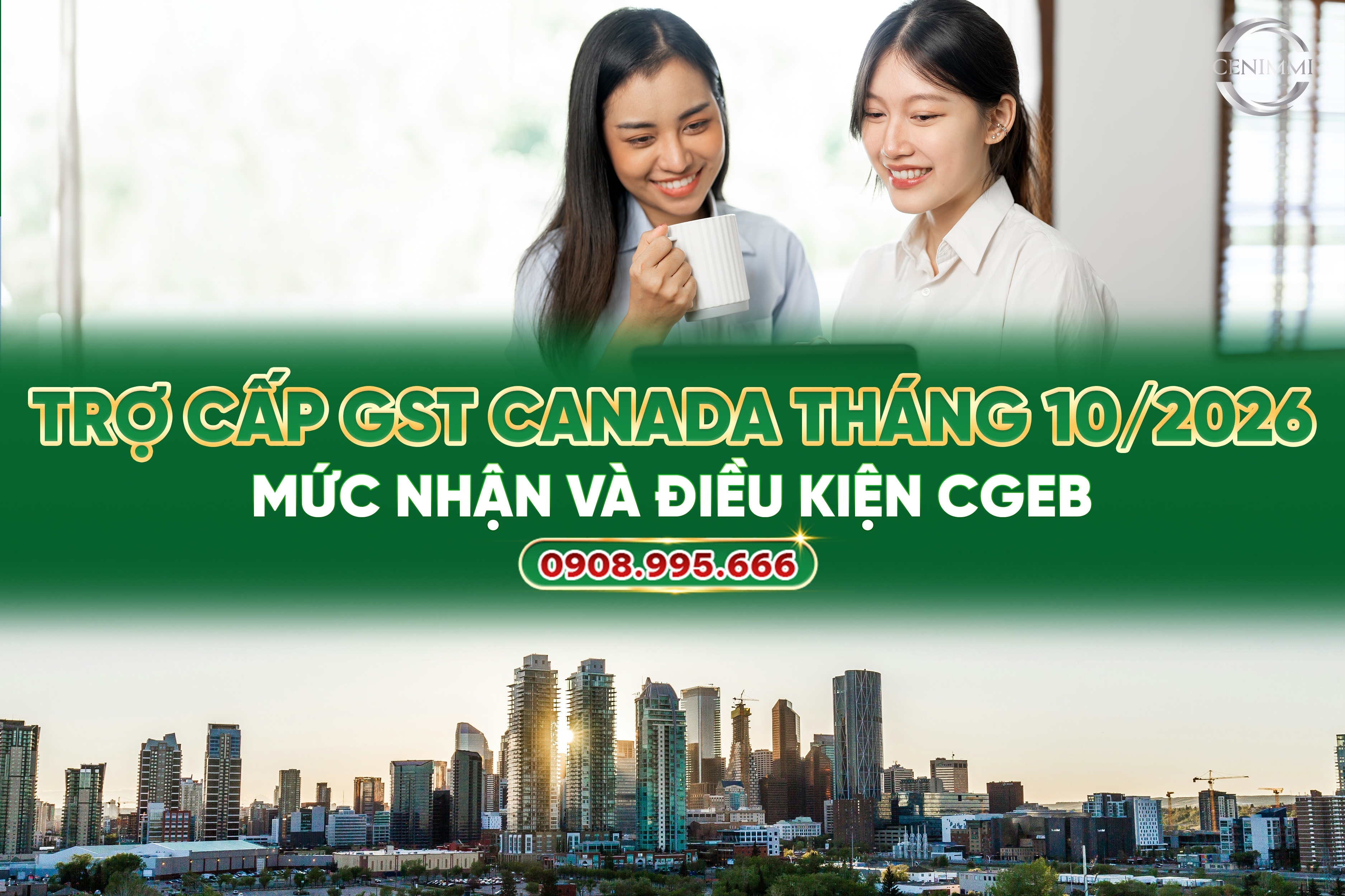 Trợ cấp GST Canada tháng 10/2026: Mức nhận và điều kiện CGEB
