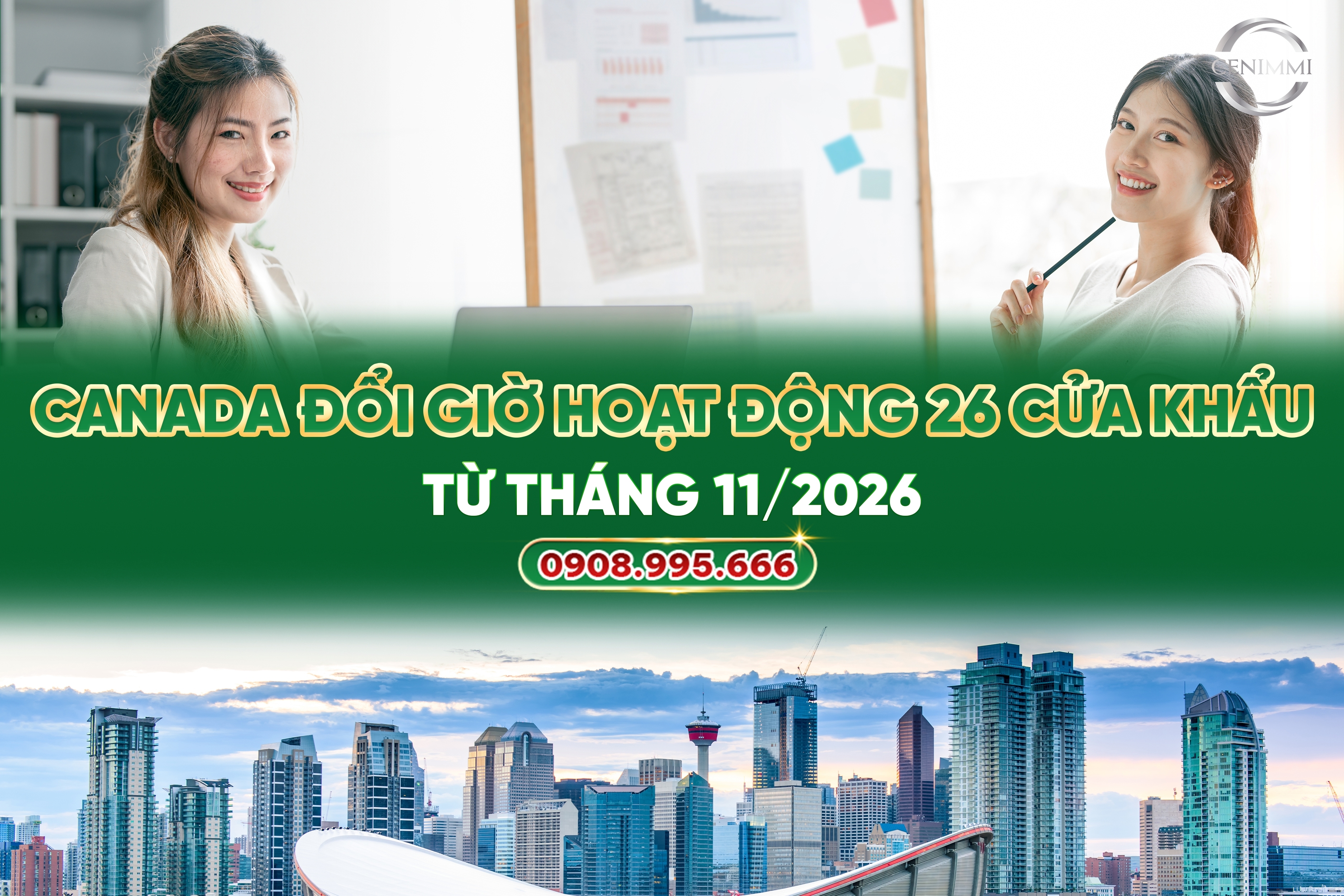 Canada đổi giờ hoạt động 26 cửa khẩu từ tháng 11/2026