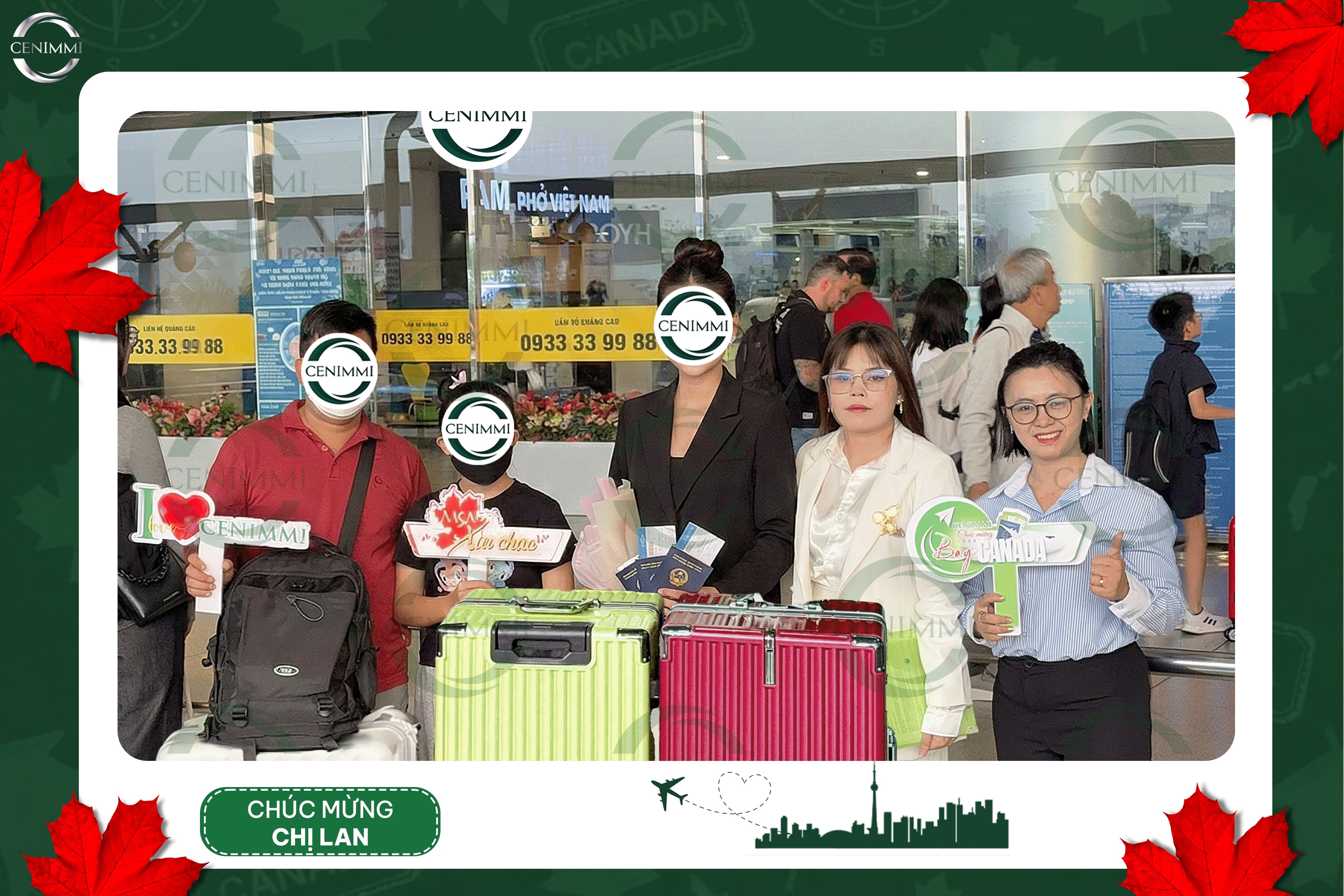 CHÚC MỪNG CHỊ LAN CHÍNH THỨC TRỞ THÀNH THƯỜNG TRÚ NHÂN CANADA