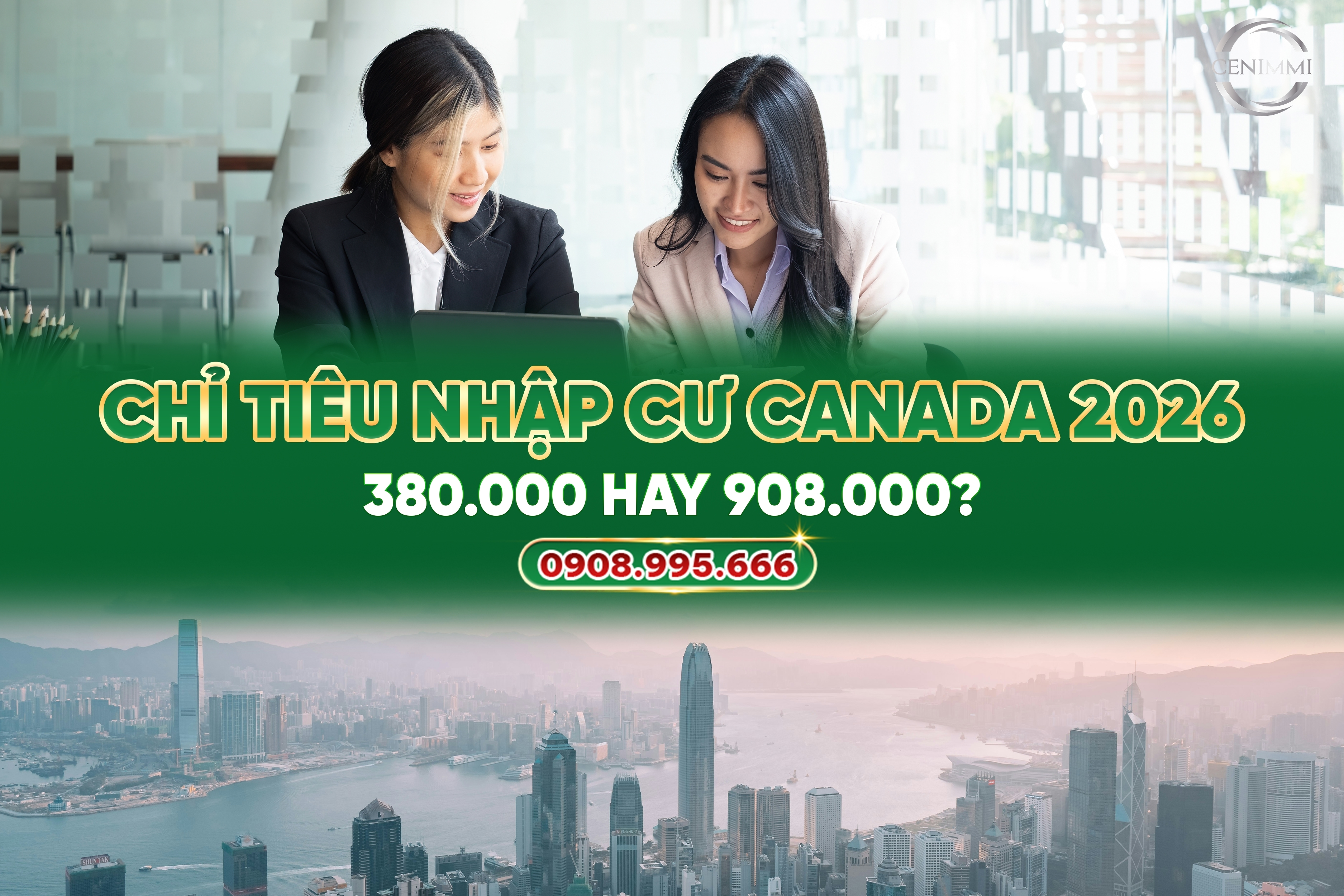 Chỉ tiêu nhập cư Canada 2026: 380.000 hay 908.000?