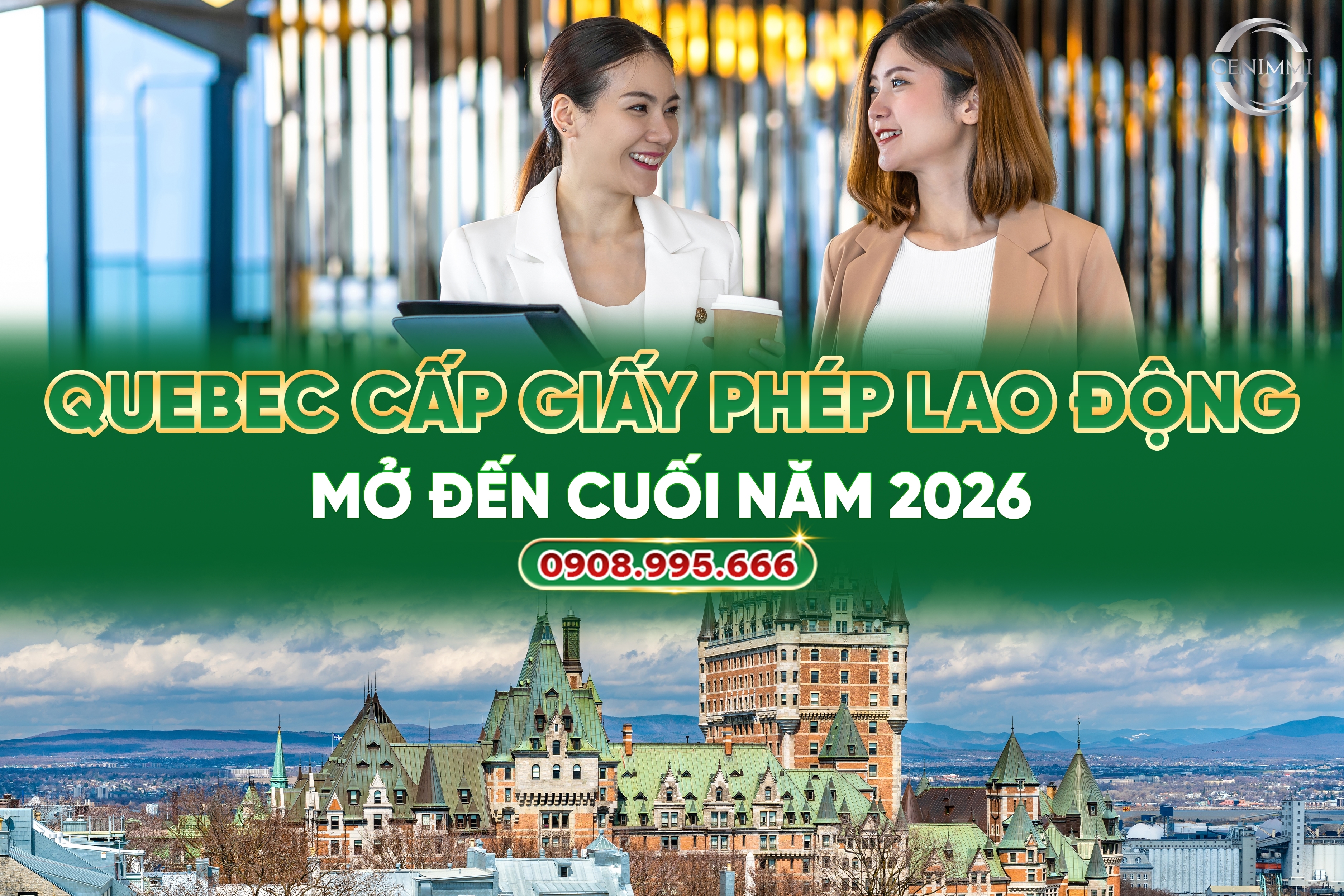 Quebec cấp giấy phép lao động mở đến cuối năm 2026