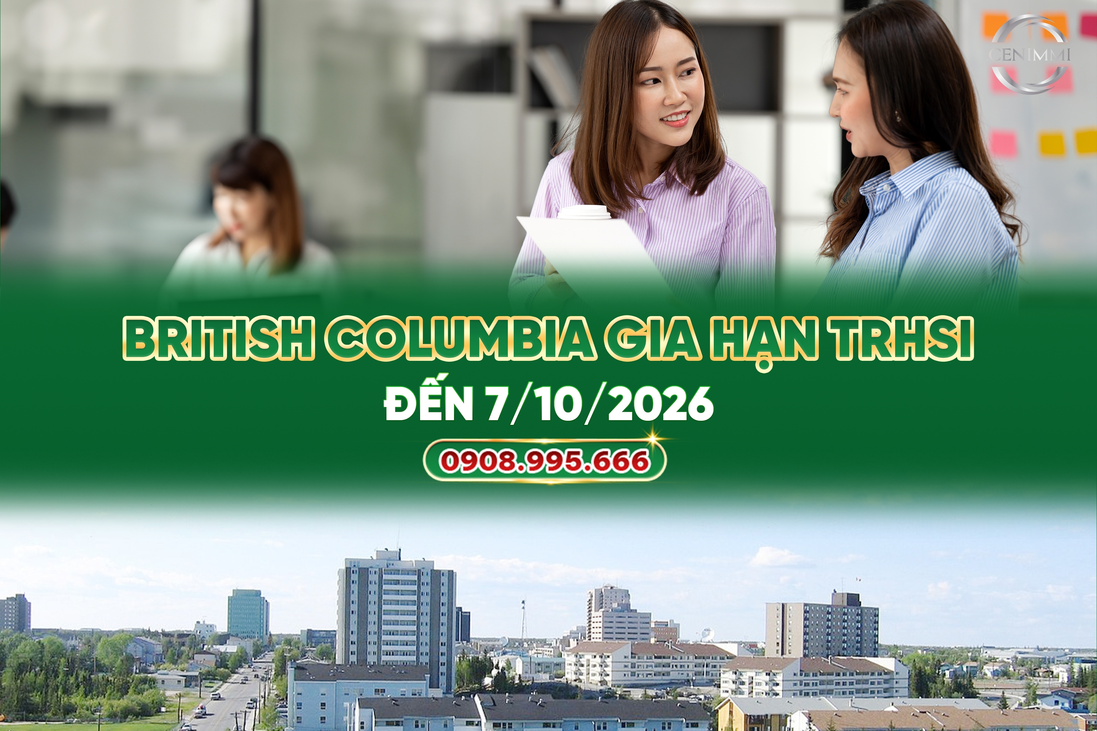 British Columbia gia hạn TRHSI đến 7/10/2026