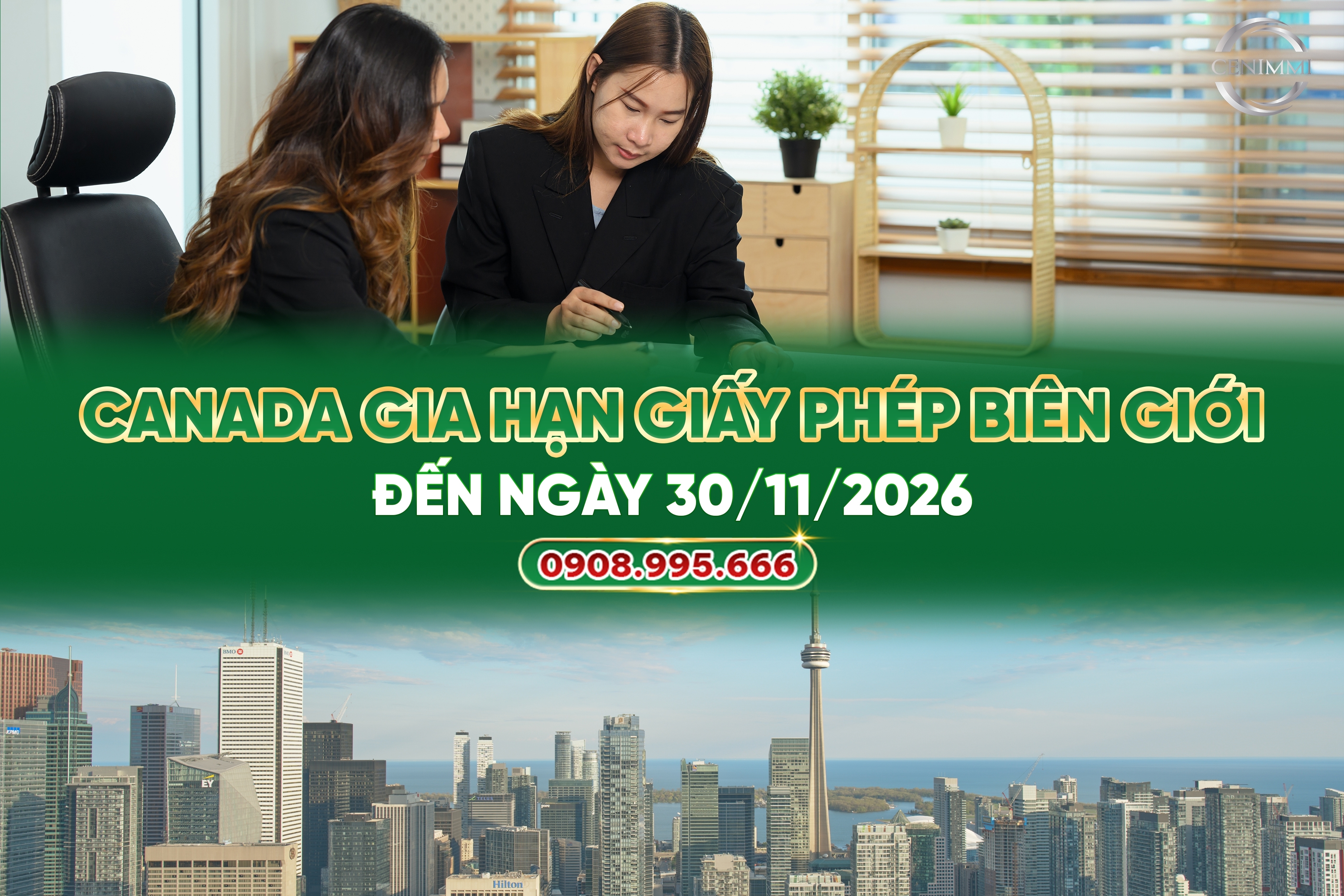 Canada gia hạn giấy phép biên giới đến ngày 30/11/2026