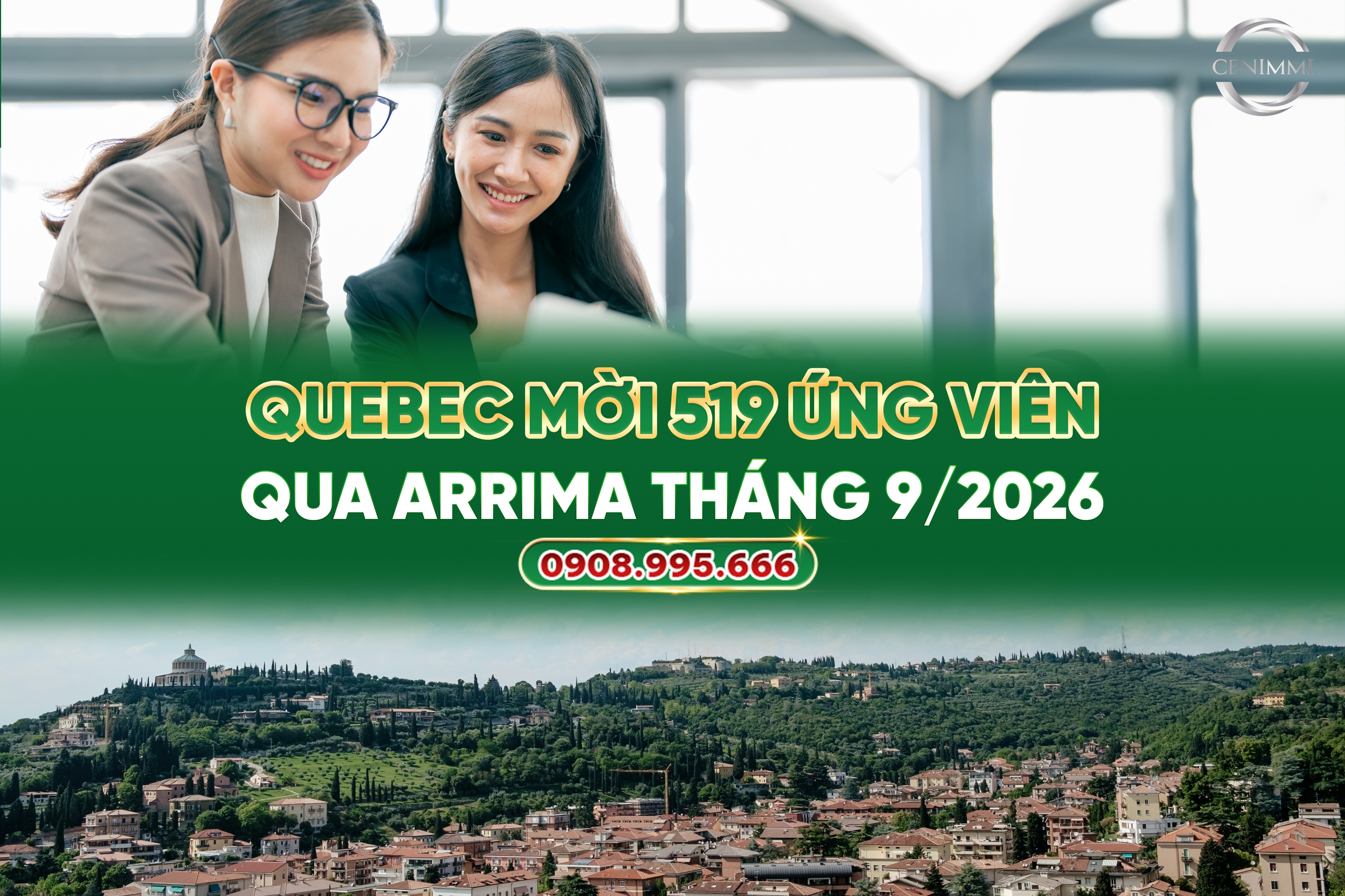 Quebec mời 519 ứng viên qua Arrima tháng 9/2026