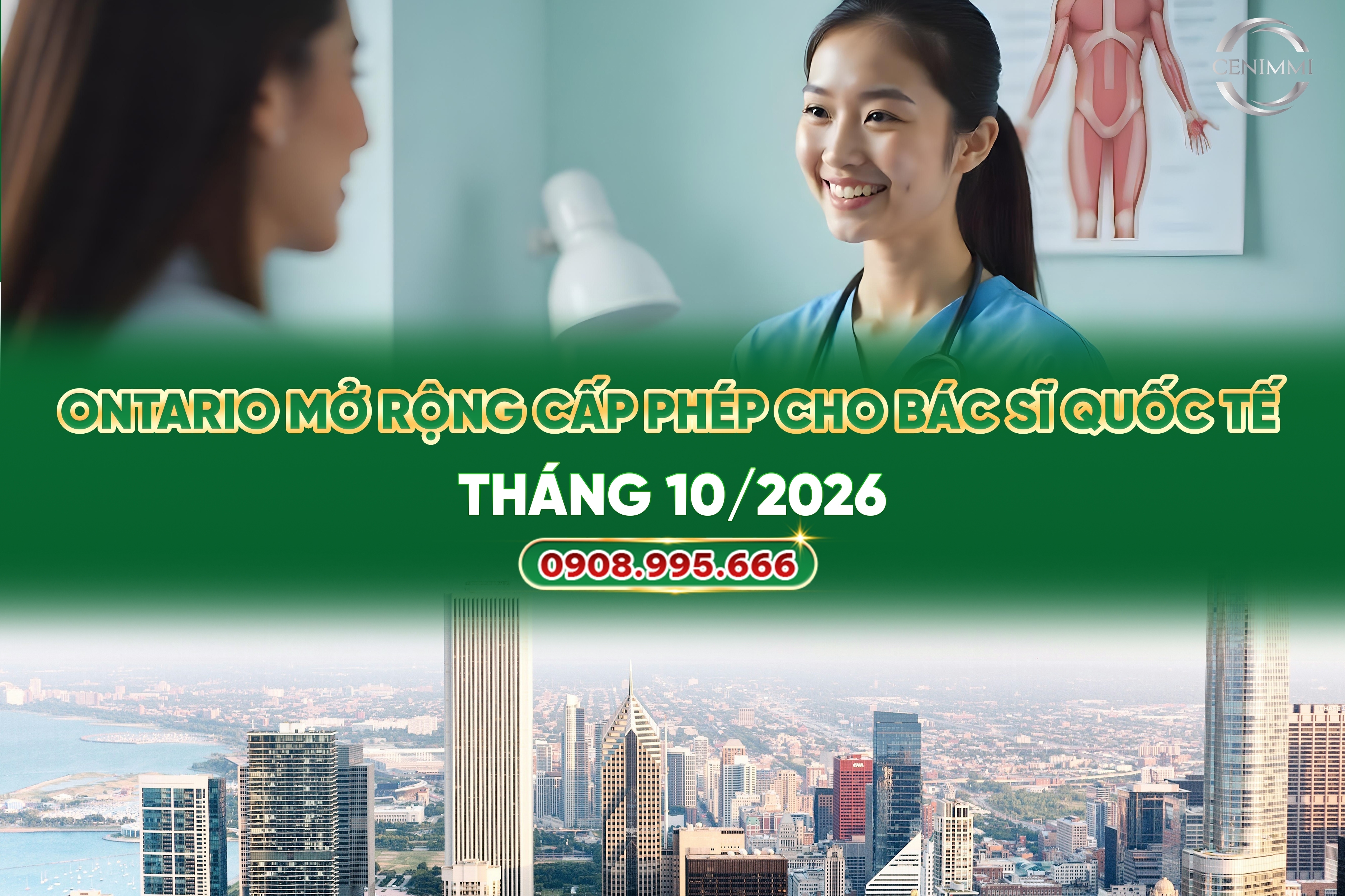 Ontario mở rộng cấp phép cho bác sĩ quốc tế tháng 10/2026
