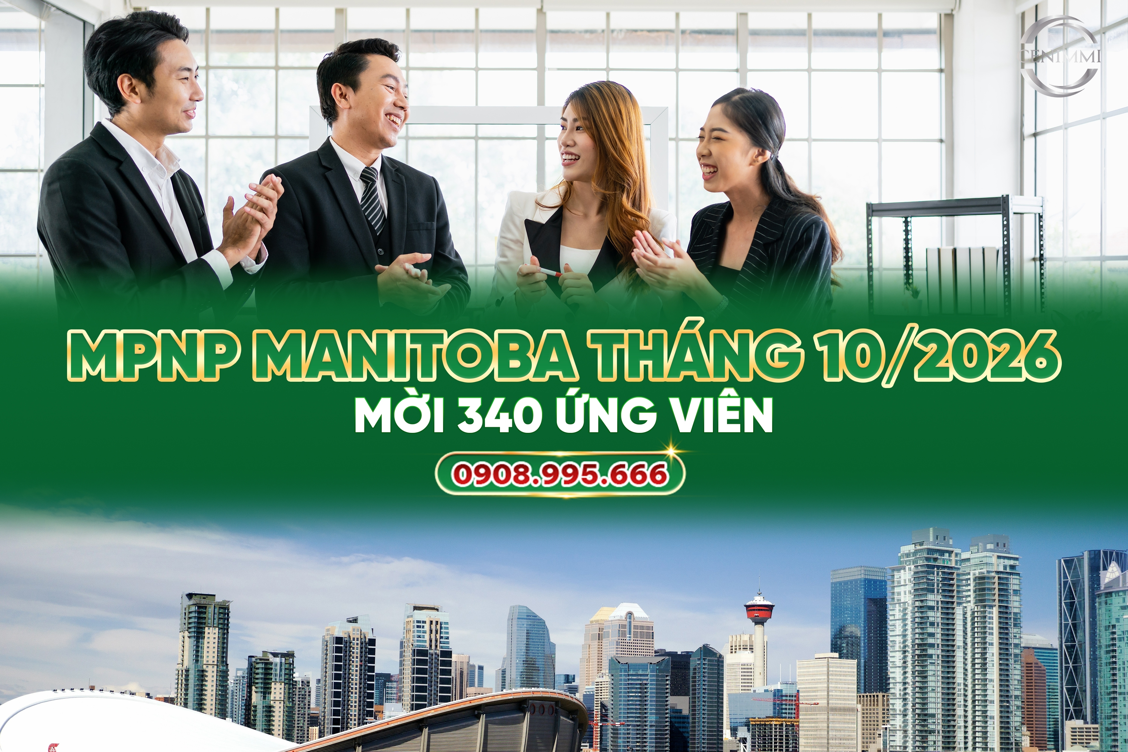 MPNP Manitoba tháng 10/2026: Mời 340 ứng viên